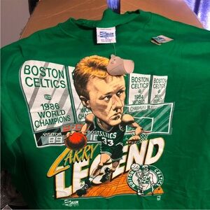 Salem Sportswear Larry Bird Celtics tshirt
Vintage 1992 Larry  Legend  NWT